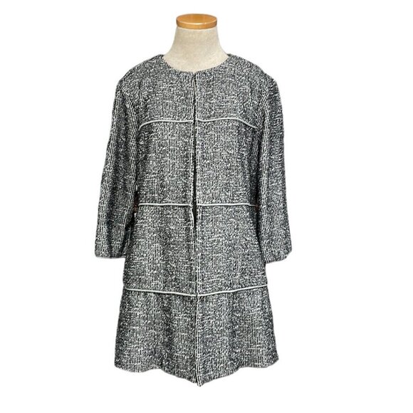 CAbi Jackets & Blazers - Cabi #5299 The Times Jacket Panel Coat 3/4 Sleeves Gray Asphalt Size Small S